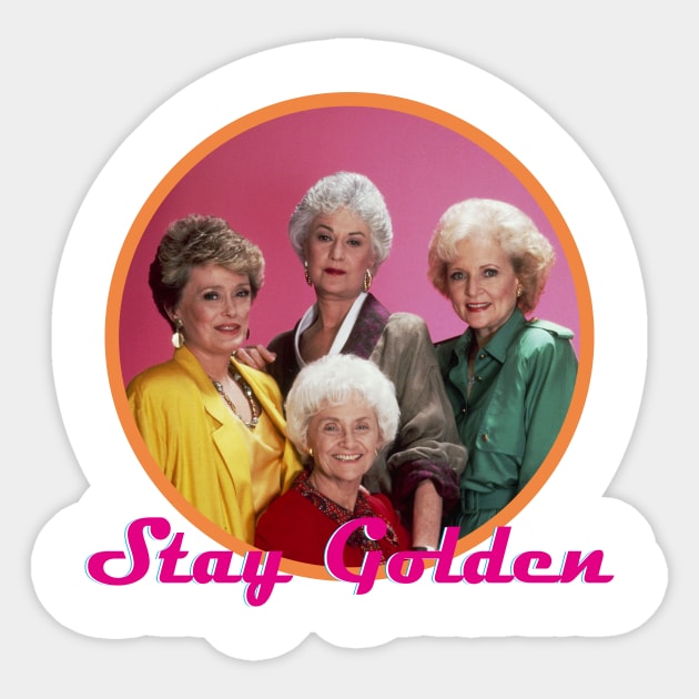 stay golden Sticker by alexandraronee